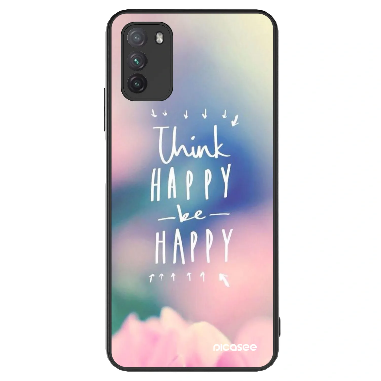 Picasee ULTIMATE CASE Xiaomi Poco M3 - készülékre - Think happy be happy
