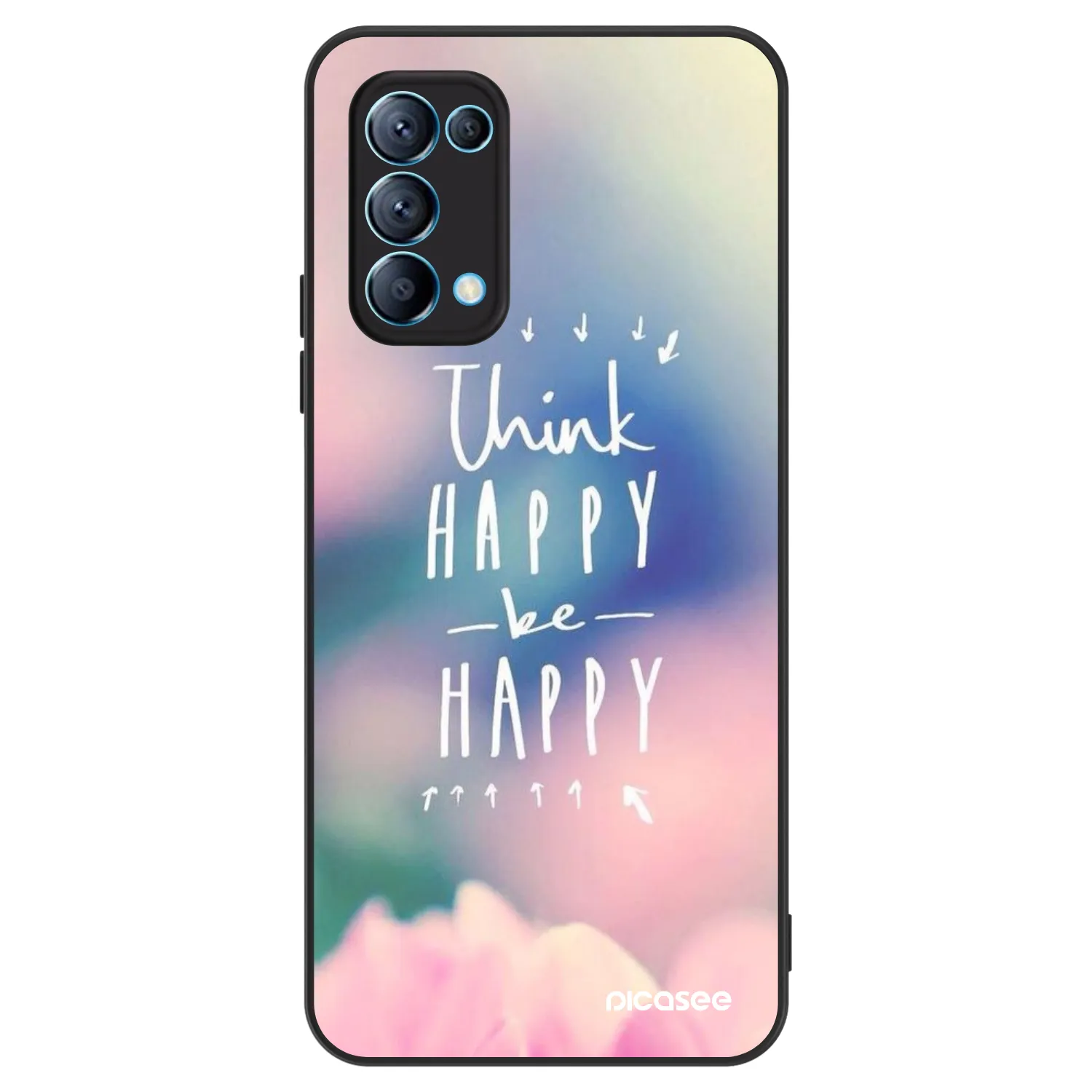 Picasee ULTIMATE CASE OPPO Reno 5 5G - készülékre - Think happy be happy