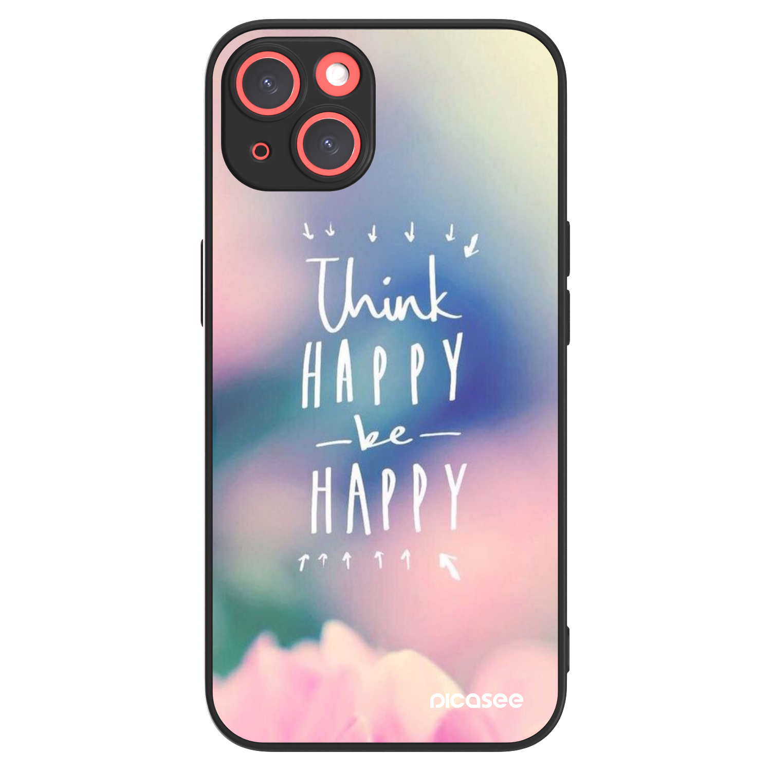 Picasee ULTIMATE CASE MagSafe Apple iPhone 13 - készülékre - Think happy be happy