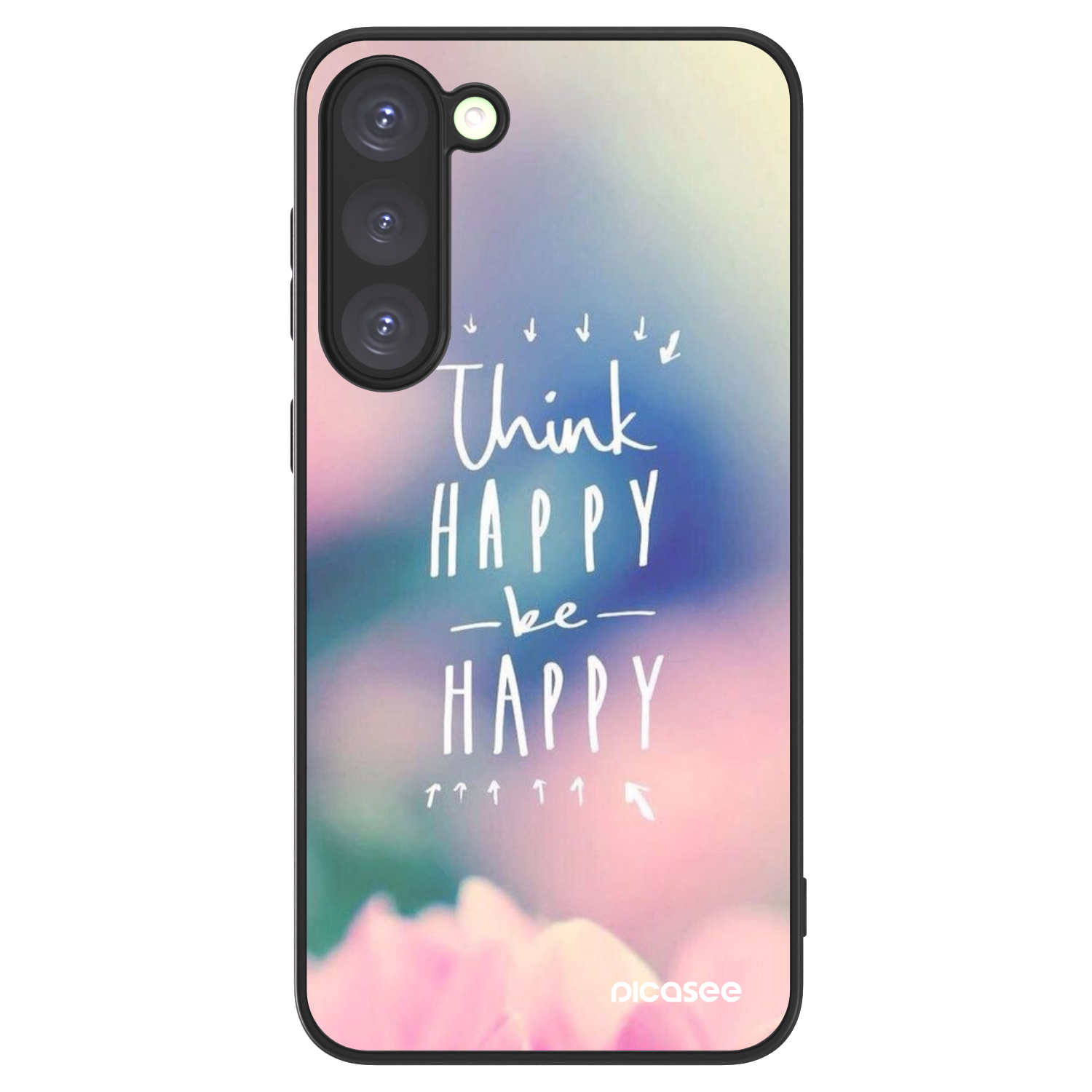 Picasee ULTIMATE CASE Samsung Galaxy S23+ 5G - készülékre - Think happy be happy