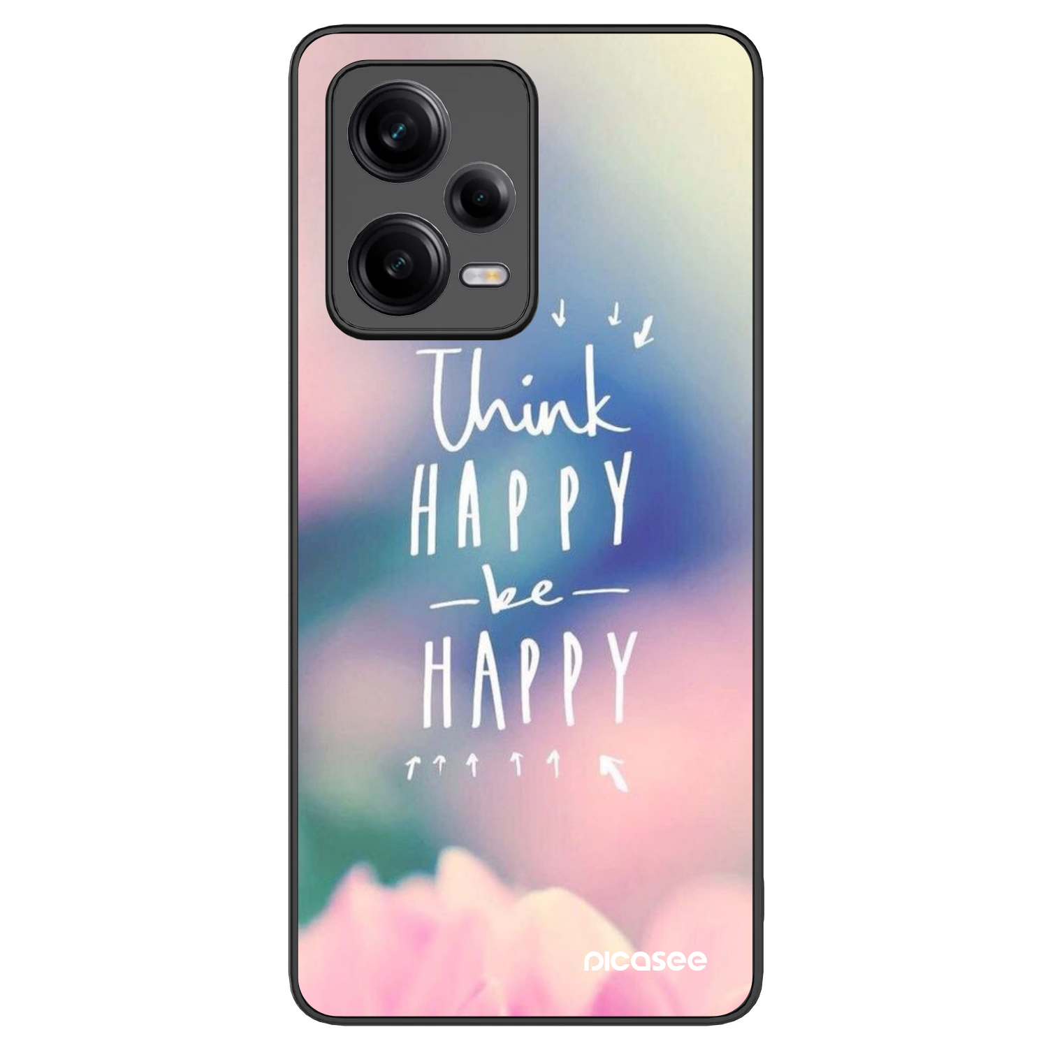 Picasee ULTIMATE CASE Xiaomi Redmi Note 12 Pro 5G - készülékre - Think happy be happy
