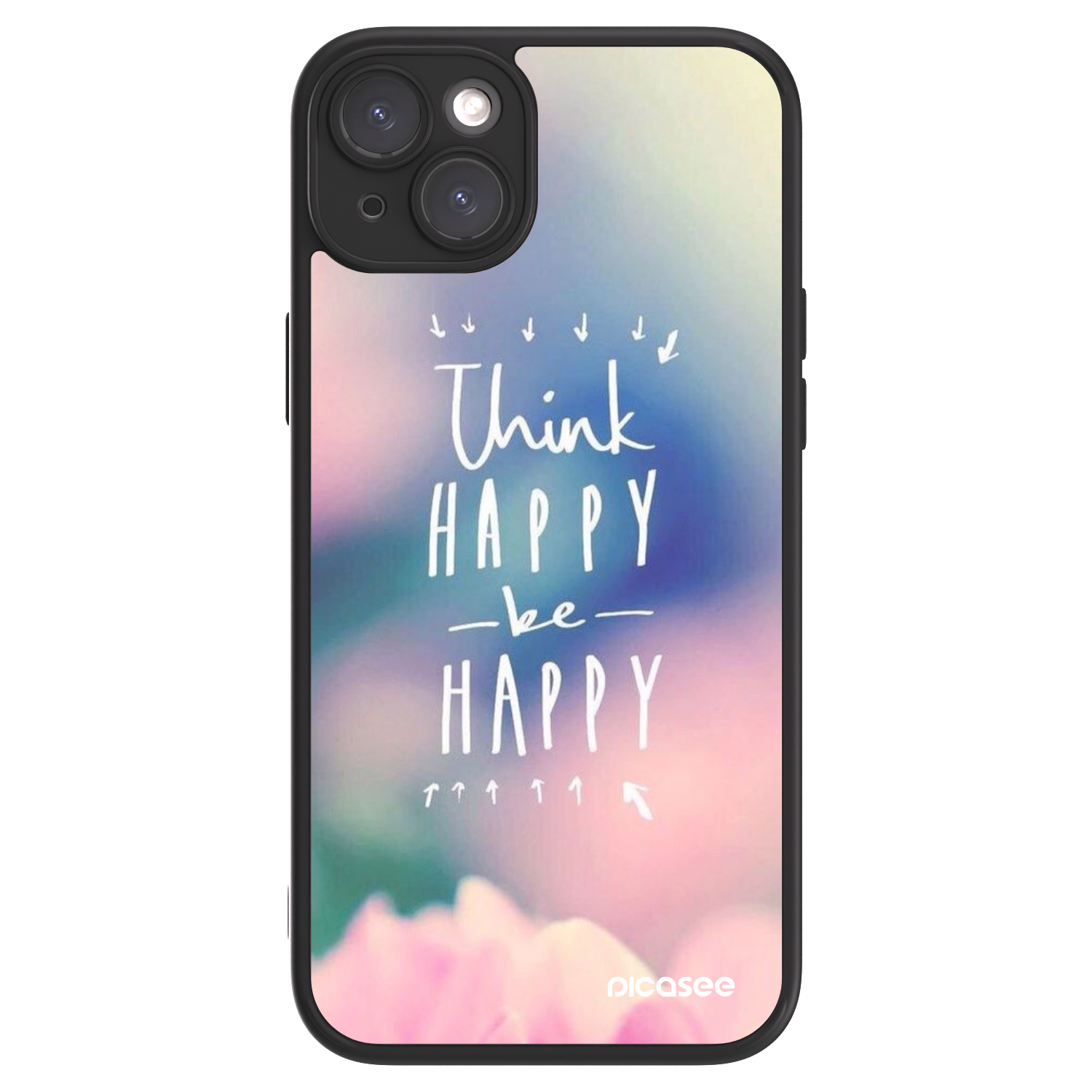Picasee ULTIMATE CASE Apple iPhone 15 Plus - készülékre - Think happy be happy