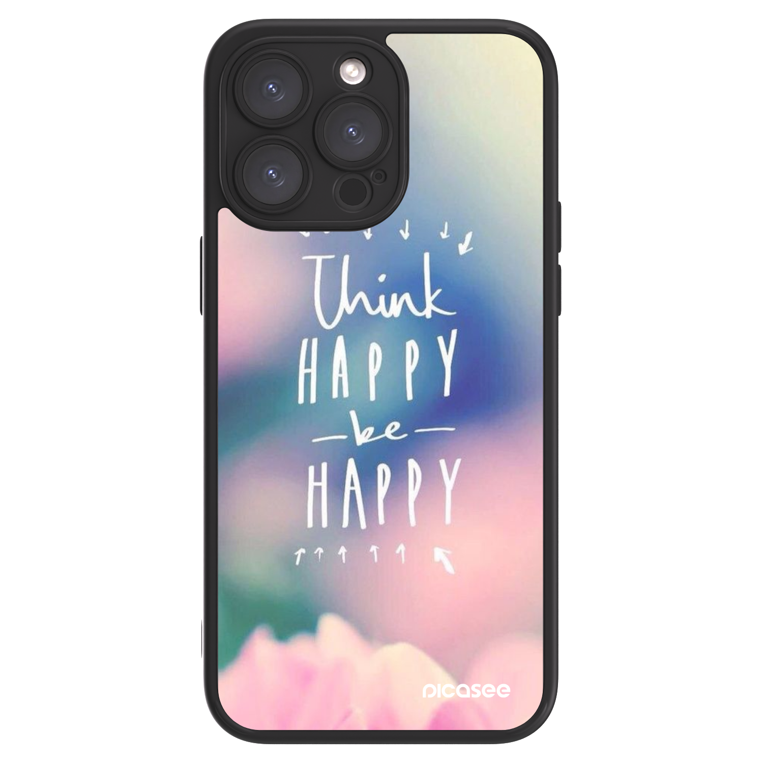Picasee ULTIMATE CASE Apple iPhone 15 Pro Max - készülékre - Think happy be happy