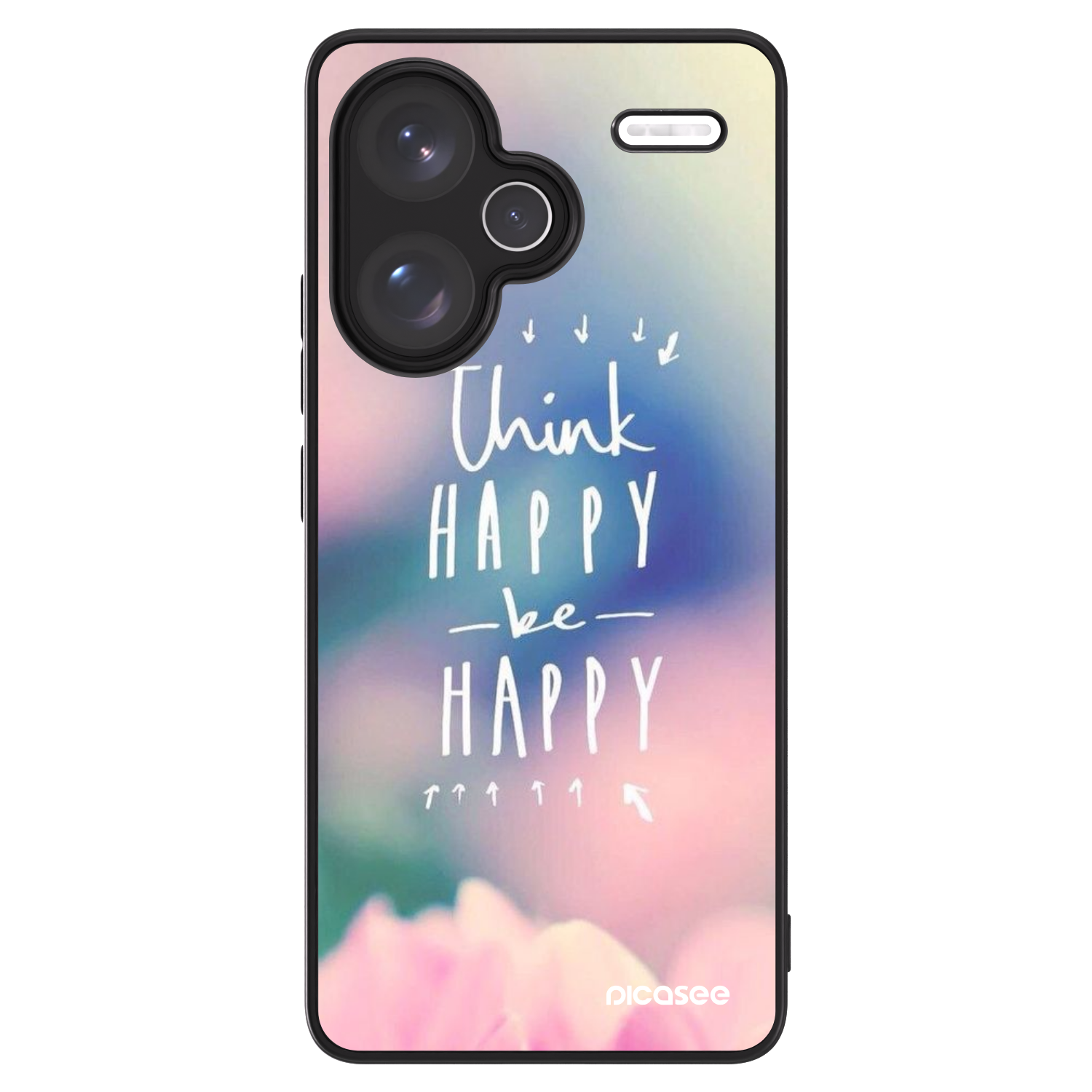 Picasee ULTIMATE CASE Xiaomi Redmi Note 13 Pro+ 5G - készülékre - Think happy be happy