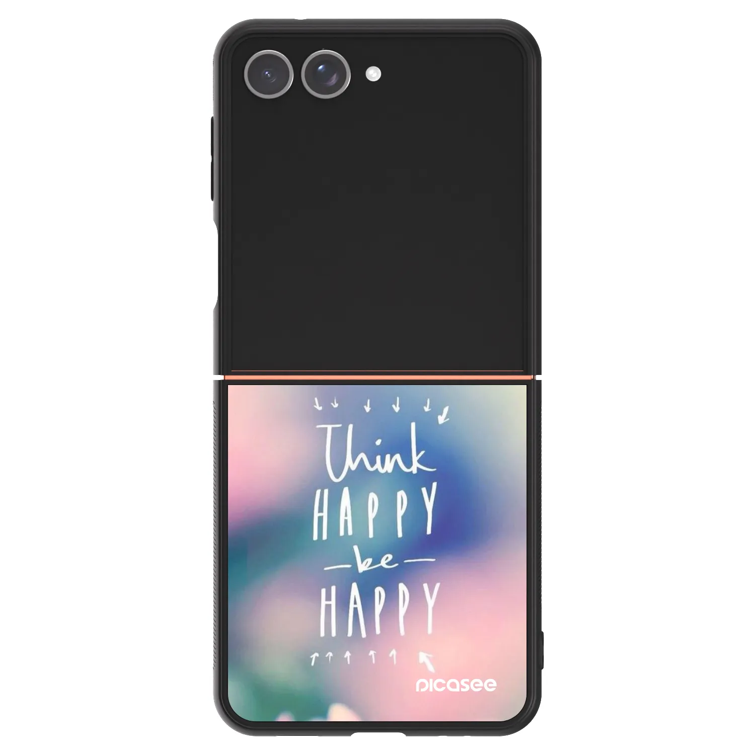 Picasee ULTIMATE CASE Samsung Galaxy Z Flip7 5G - készülékre - Think happy be happy