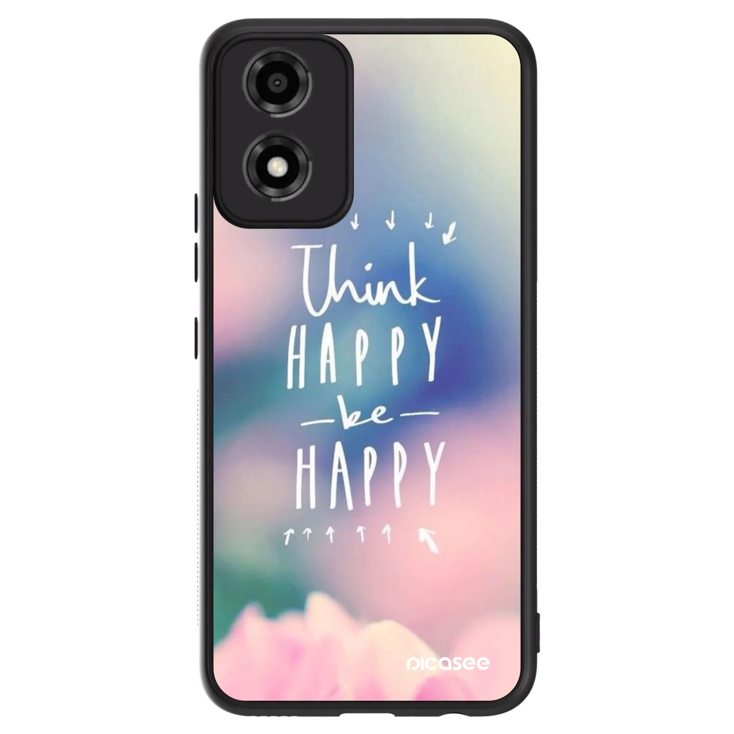 Picasee ULTIMATE CASE Motorola Moto E14 - készülékre - Think happy be happy