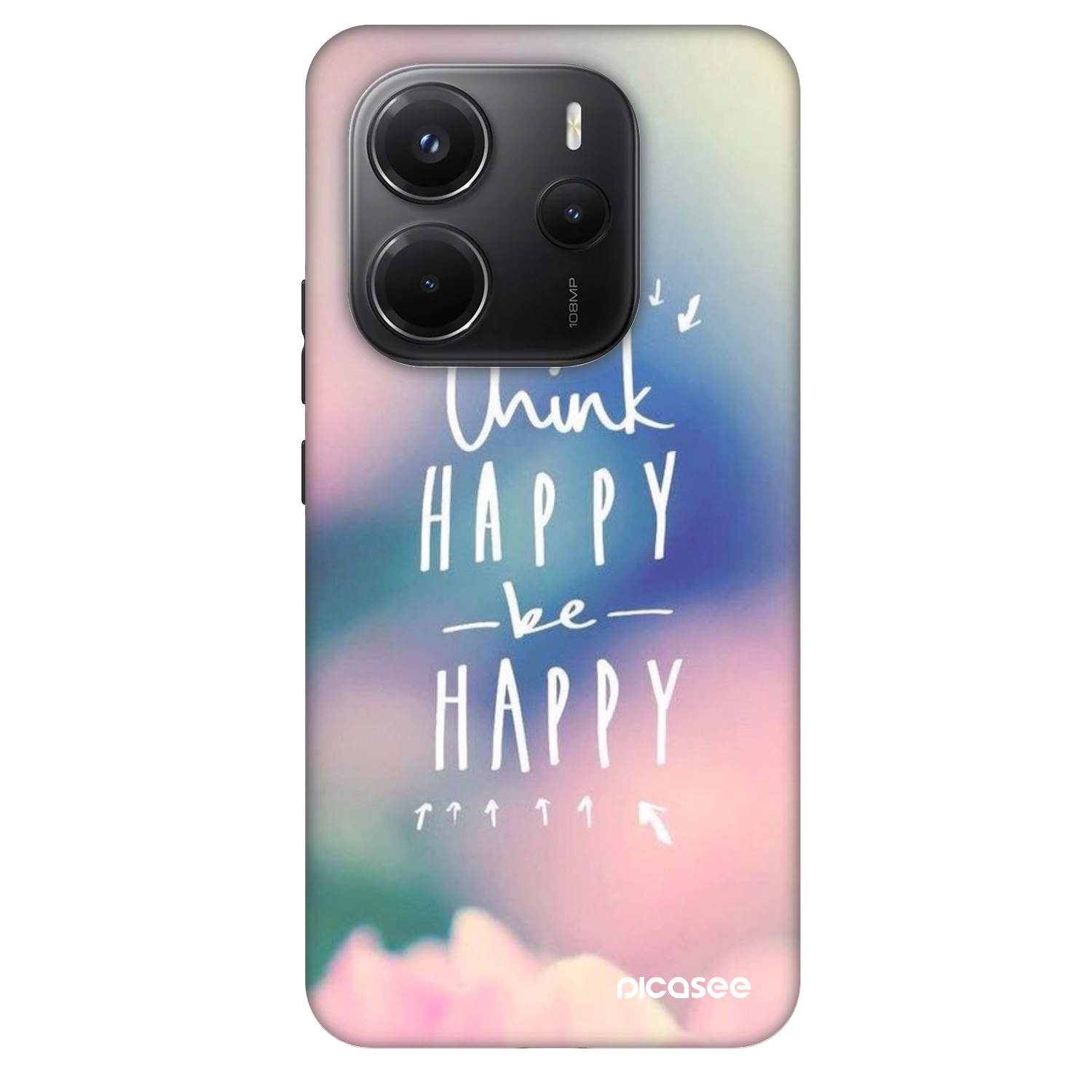 Picasee Fashion Case Xiaomi Redmi Note 14 5G - Think happy be happy