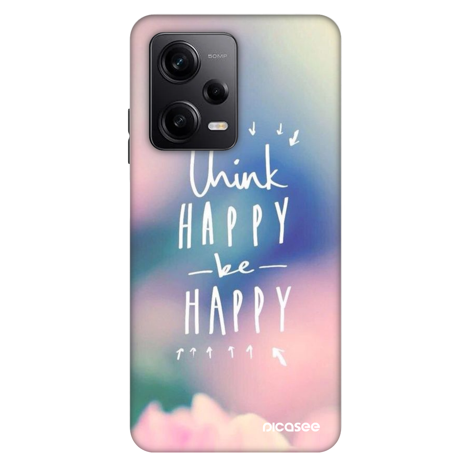 Picasee Fashion Case Xiaomi Redmi Note 12 Pro 5G - Think happy be happy
