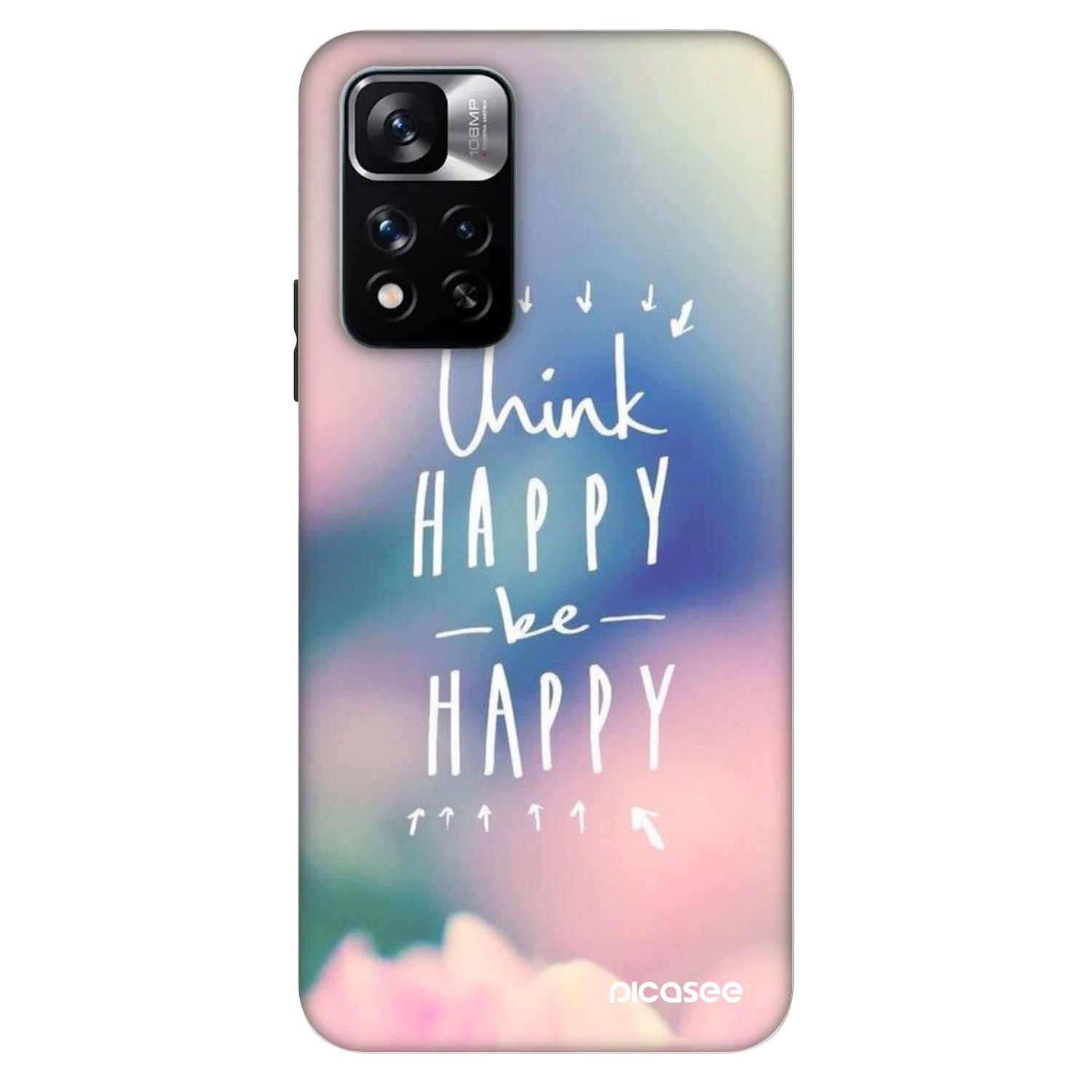 Picasee Fashion Case Xiaomi Redmi Note 11 Pro 5G - Think happy be happy