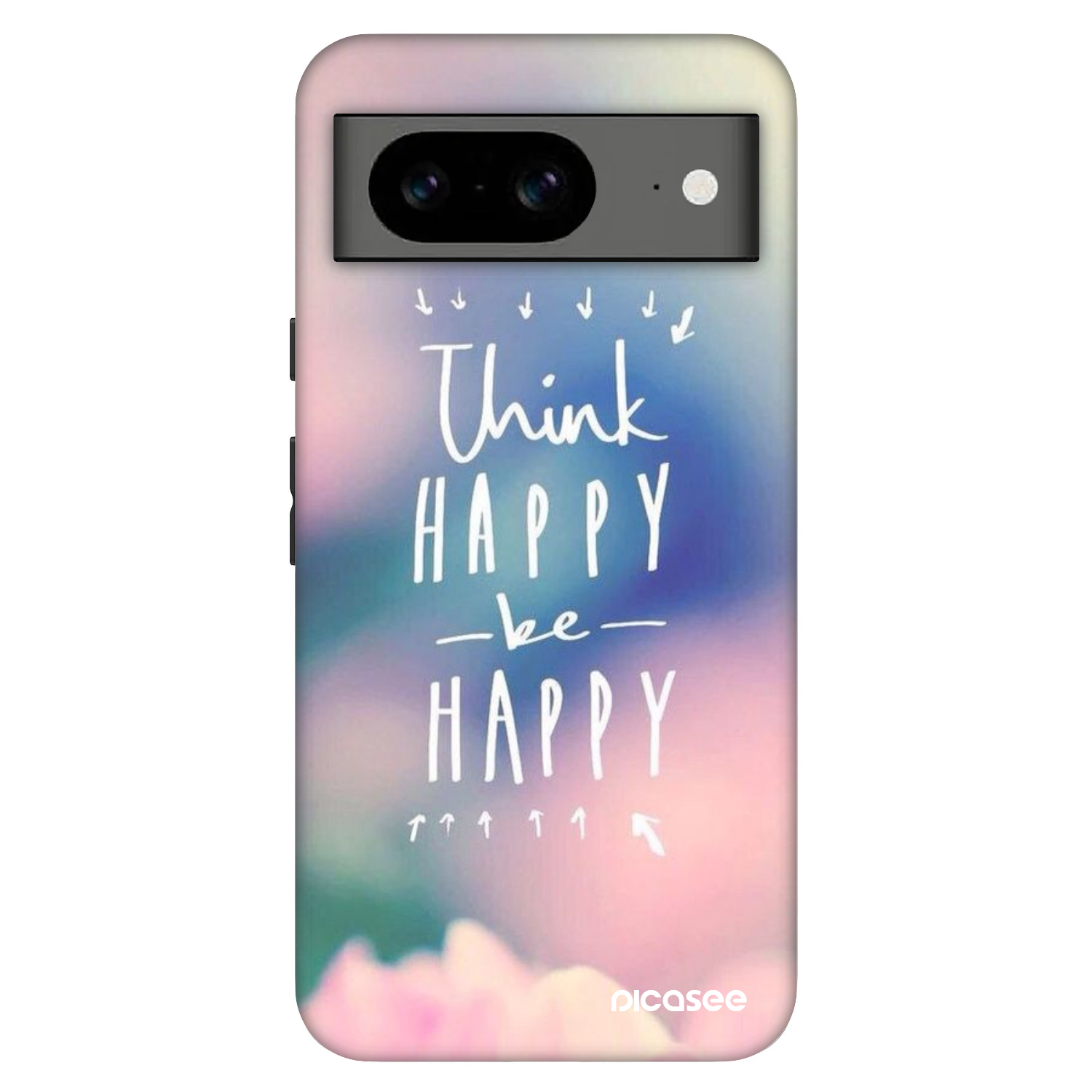 Picasee Fashion Case Google Pixel 8 Pro - Think happy be happy
