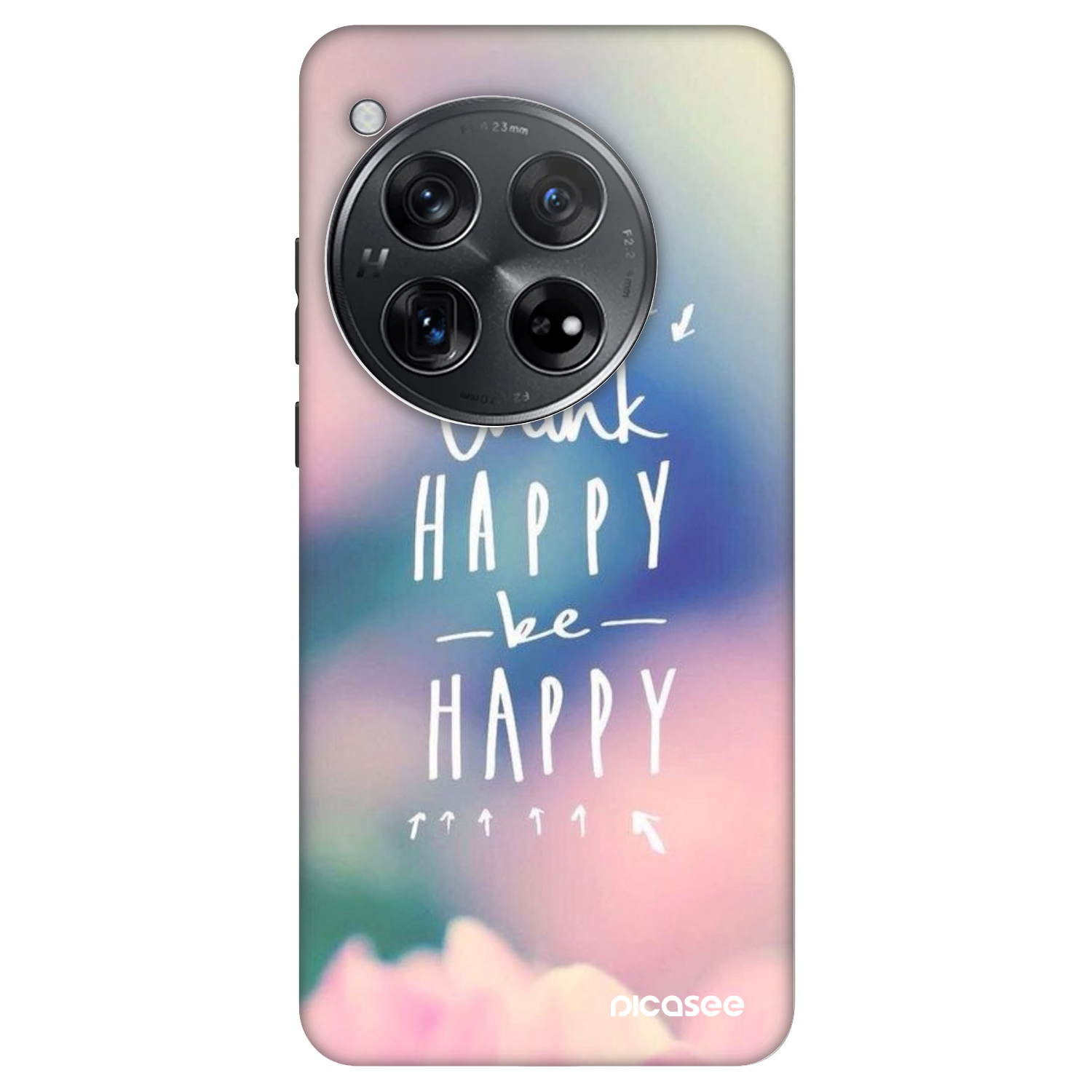 Picasee Fashion Case OnePlus 12 5G - Think happy be happy