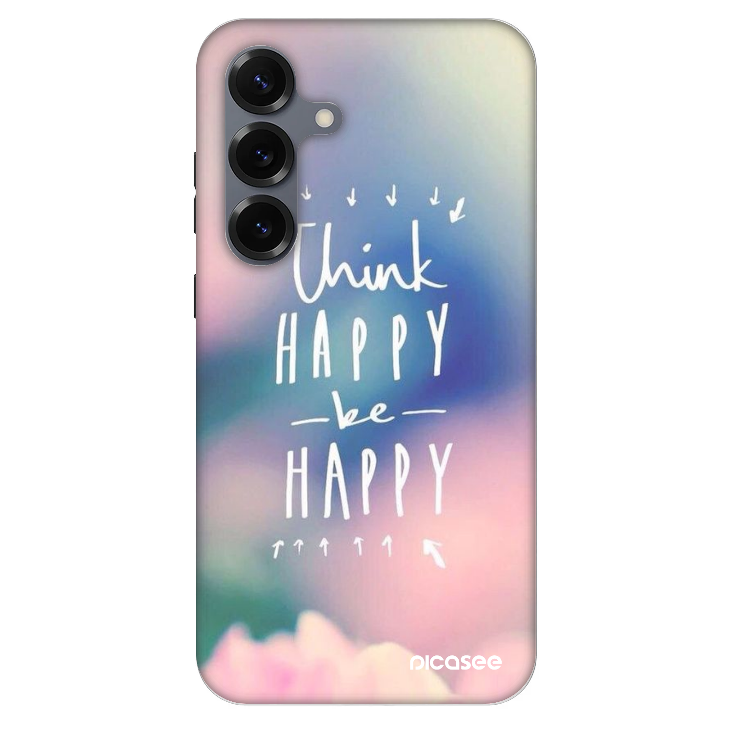 Picasee Fashion Case PowerShare pro Samsung Galaxy S25 5G - Think happy be happy