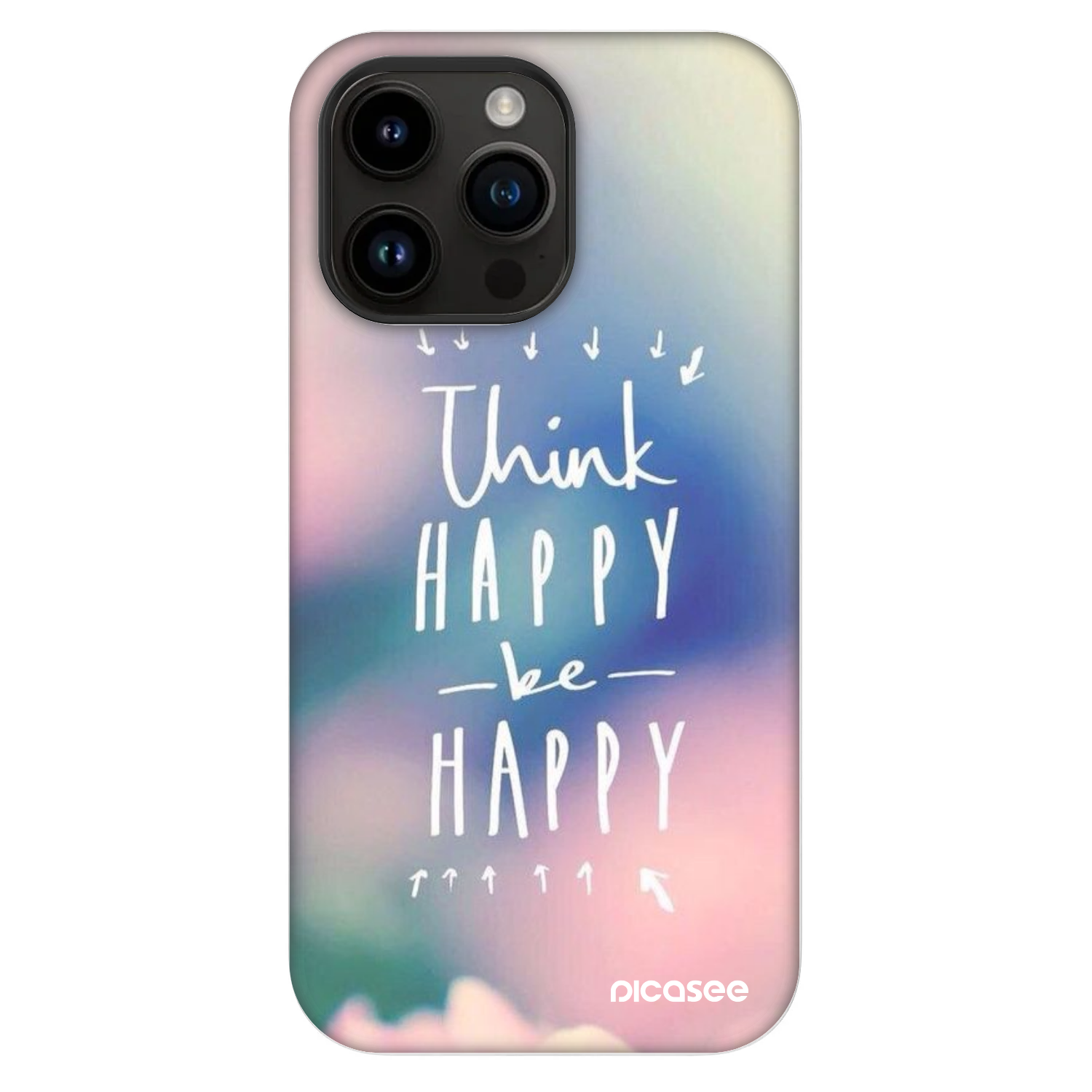 Picasee Fashion Case MagSafe Apple iPhone 14 Pro Max - Think happy be happy