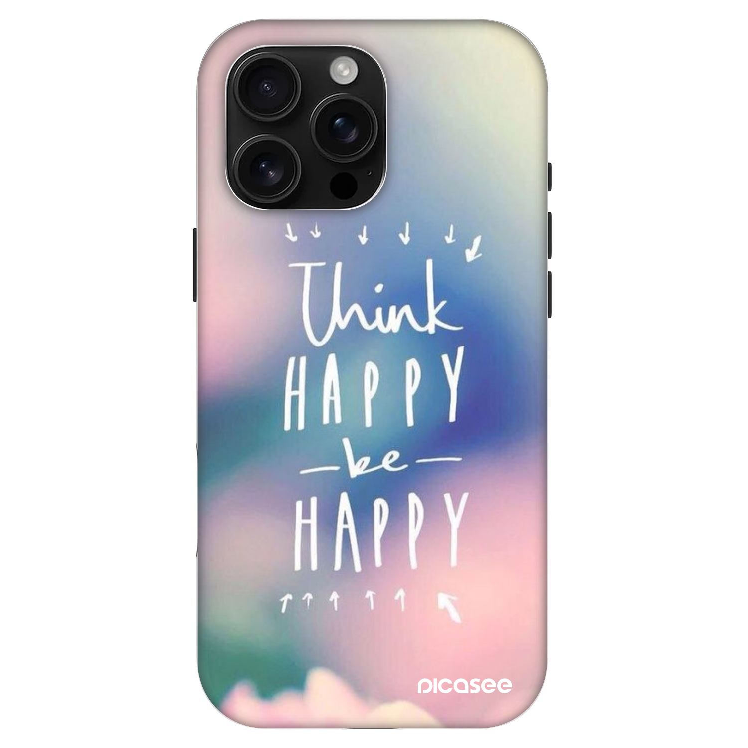Picasee Fashion Case MagSafe Apple iPhone 16 Pro Max - Think happy be happy