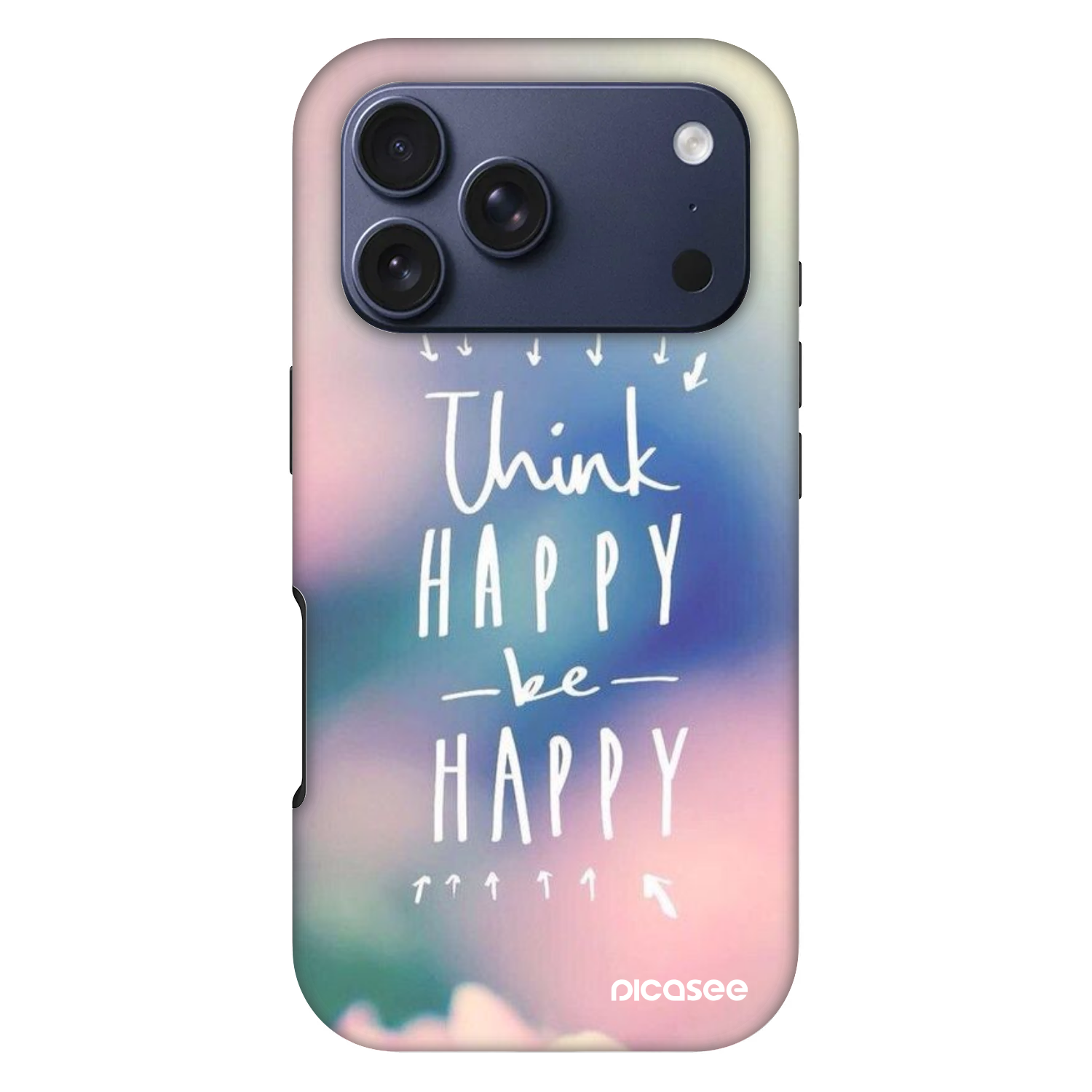 Picasee Fashion Case MagSafe Apple iPhone 17 Pro - Think happy be happy