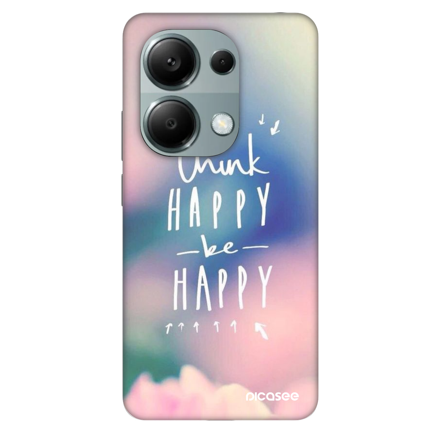 Picasee Fashion Case Xiaomi Redmi Note 13 Pro 4G - Think happy be happy