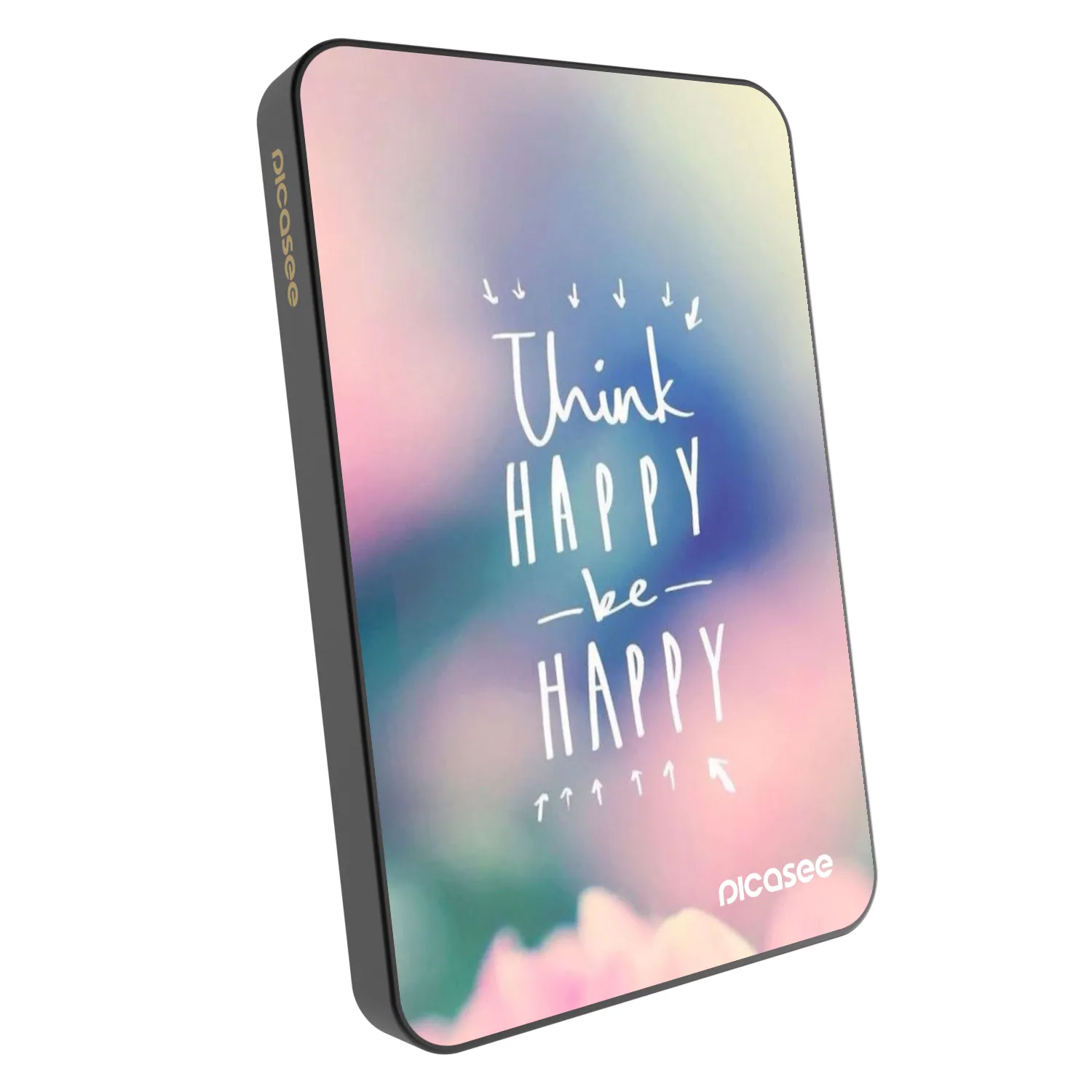 Picasee Powerbank MagSafe 5 000 mAh Szürke - Think happy be happy