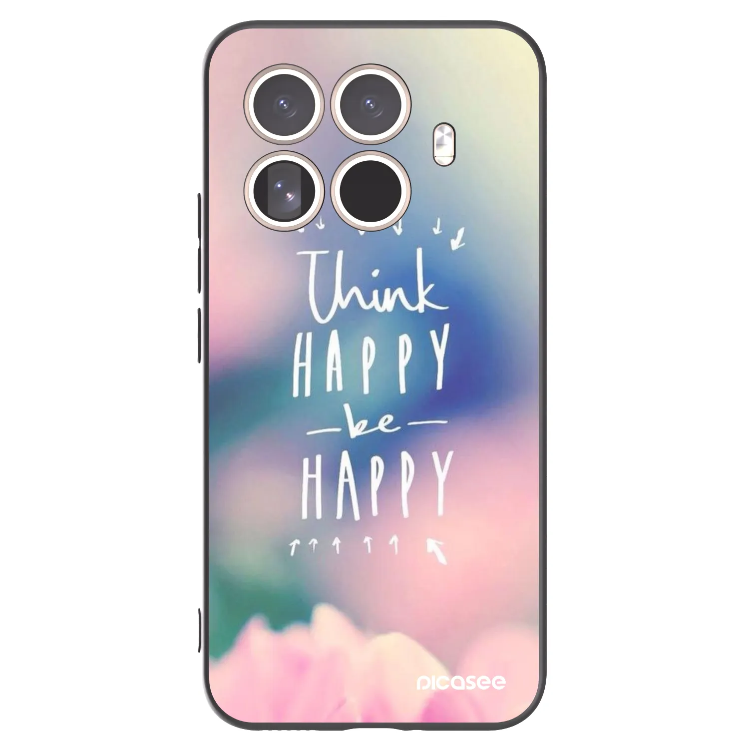 Picasee fekete szilikon tok az alábbi mobiltelefonokra Xiaomi 15T Pro - Think happy be happy