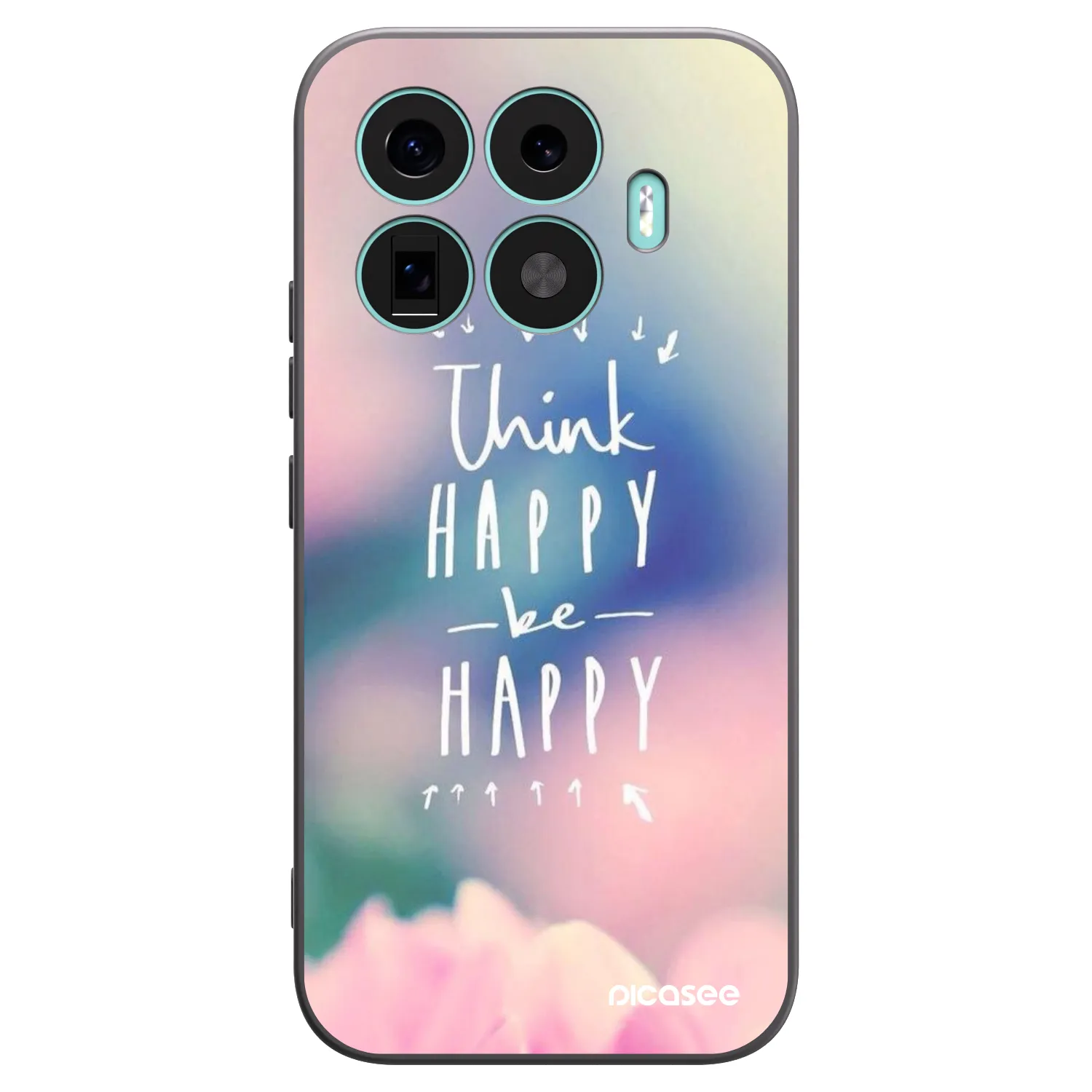 Picasee fekete szilikon tok az alábbi mobiltelefonokra Xiaomi 17T - Think happy be happy