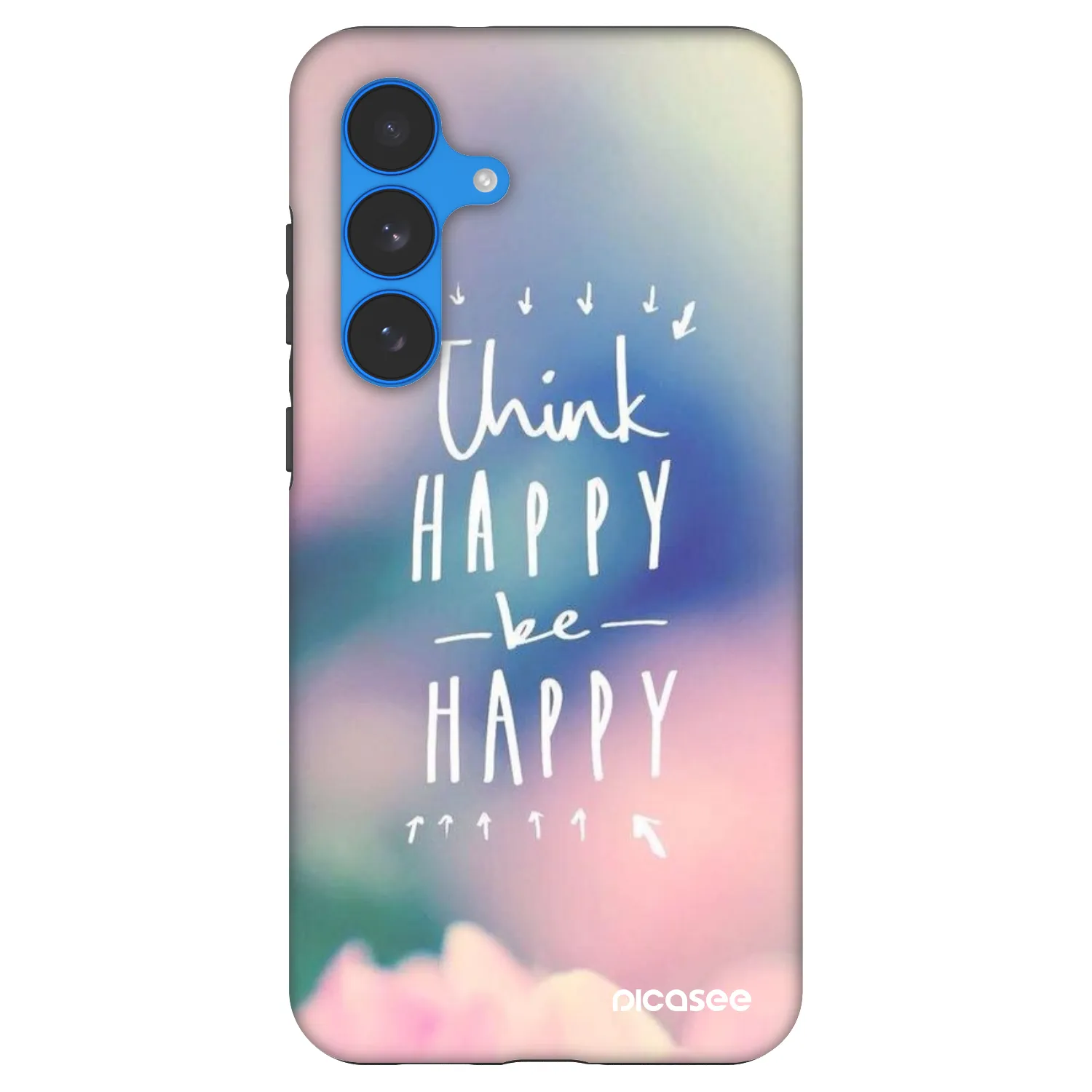Picasee Fashion Case Samsung Galaxy S25 FE 5G - Think happy be happy