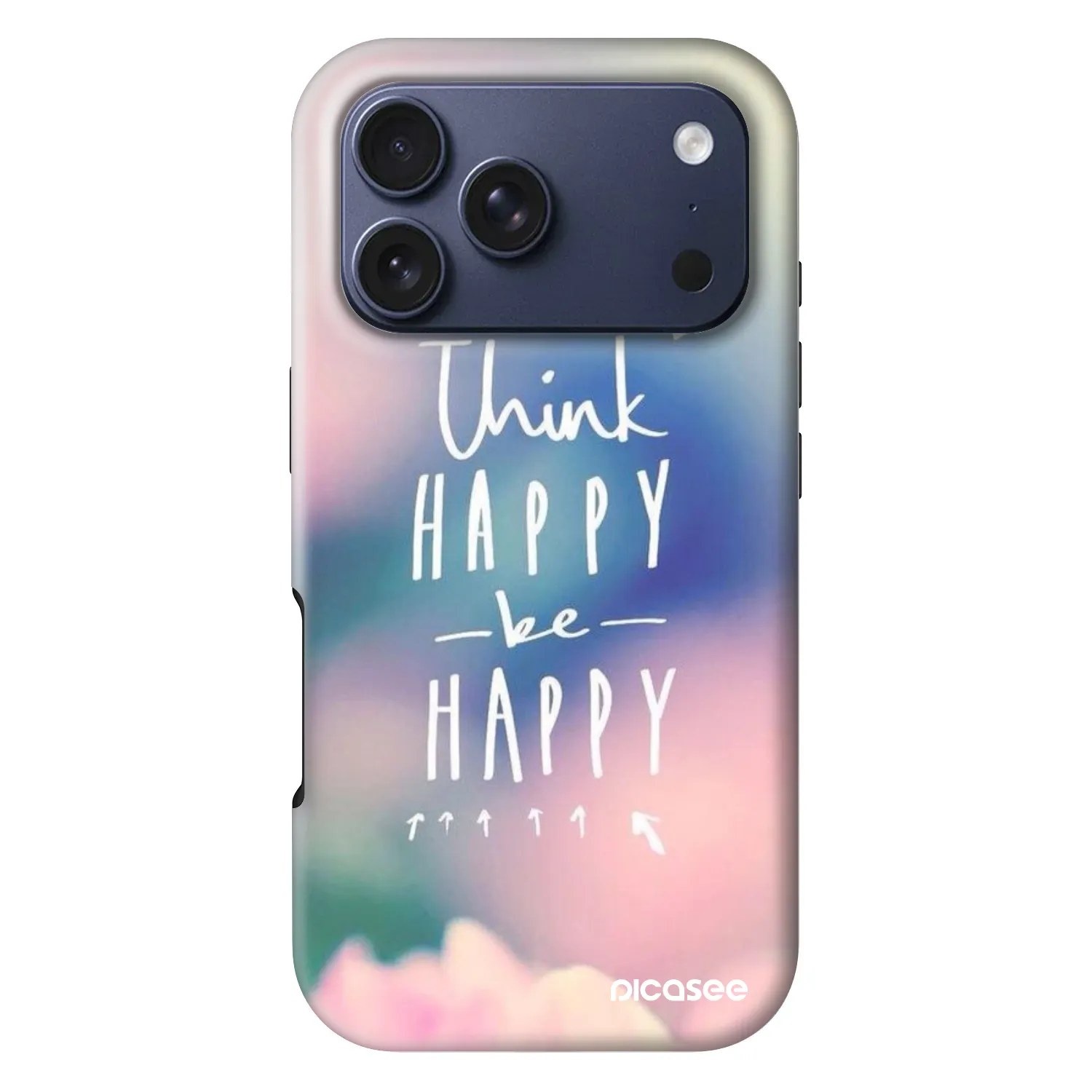 Picasee Fashion Case MagSafe Apple iPhone 18 Pro - Think happy be happy