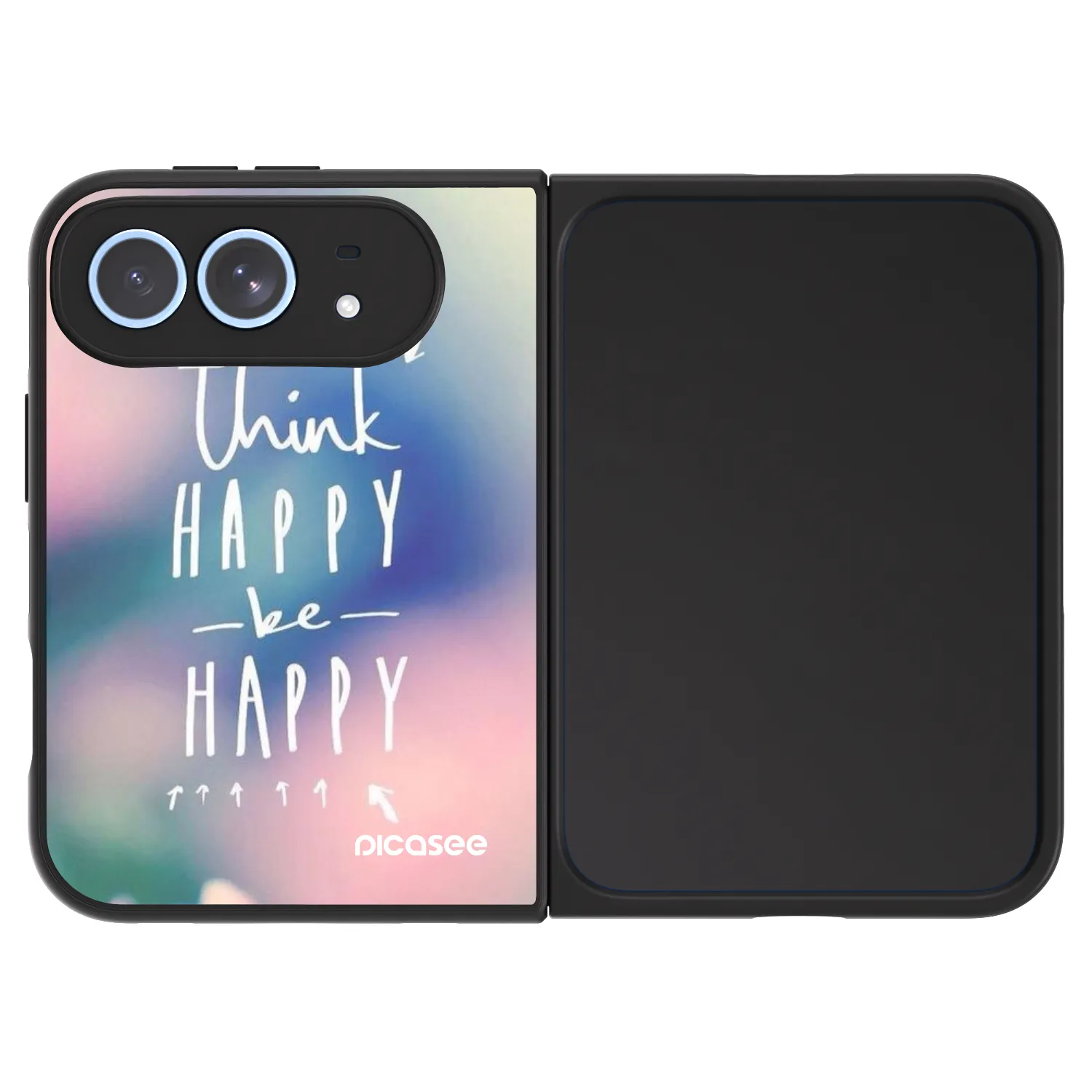 Picasee ULTIMATE CASE Apple iPhone Duo - készülékre - Think happy be happy
