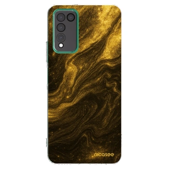 Picasee átlátszó szilikon tok az alábbi mobiltelefonokra Honor 10X Lite - Black