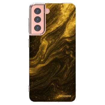 Picasee átlátszó szilikon tok az alábbi mobiltelefonokra Samsung Galaxy S21 5G G991B - Black