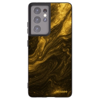 Picasee fekete szilikon tok az alábbi mobiltelefonokra Samsung Galaxy S21 Ultra 5G G998B - Black