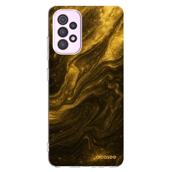Picasee átlátszó szilikon tok az alábbi mobiltelefonokra Samsung Galaxy A32 5G A326B - Black