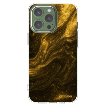 Picasee átlátszó szilikon tok az alábbi mobiltelefonokra Apple iPhone 13 Pro - Black