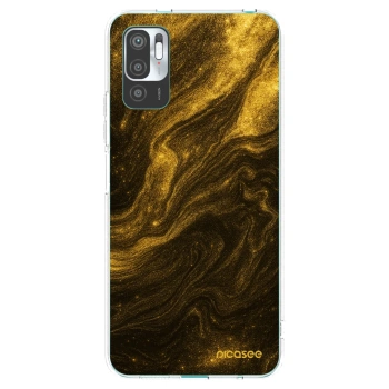 Picasee átlátszó szilikon tok az alábbi mobiltelefonokra Xiaomi Redmi Note 10 5G - Black