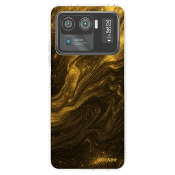 Picasee átlátszó szilikon tok az alábbi mobiltelefonokra Xiaomi Mi 11 Ultra - Black