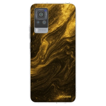 Picasee átlátszó szilikon tok az alábbi mobiltelefonokra Vivo X60 Pro 5G - Black