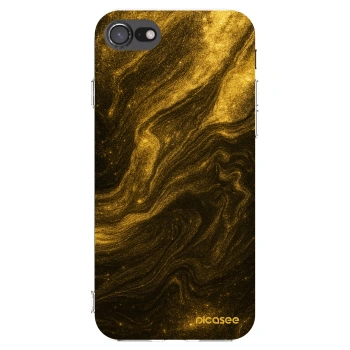 Picasee átlátszó szilikon tok az alábbi mobiltelefonokra Apple iPhone SE 2022 - Black