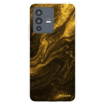 Picasee átlátszó szilikon tok az alábbi mobiltelefonokra Vivo V23 5G - Black