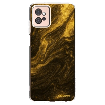 Picasee átlátszó szilikon tok az alábbi mobiltelefonokra Motorola Moto G32 - Black
