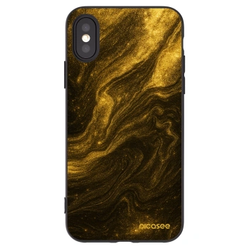 Picasee fekete szilikon tok az alábbi mobiltelefonokra Apple iPhone X/XS - Black