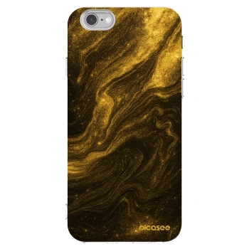 Picasee átlátszó szilikon tok az alábbi mobiltelefonokra Apple iPhone 6/6S - Black