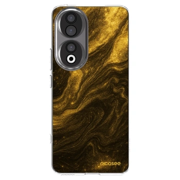 Picasee átlátszó szilikon tok az alábbi mobiltelefonokra Honor 90 5G - Black