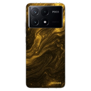 Picasee átlátszó szilikon tok az alábbi mobiltelefonokra Xiaomi Poco X6 Pro - Black
