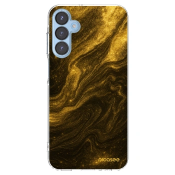 Picasee átlátszó szilikon tok az alábbi mobiltelefonokra Samsung Galaxy A15 A156B 5G - Black