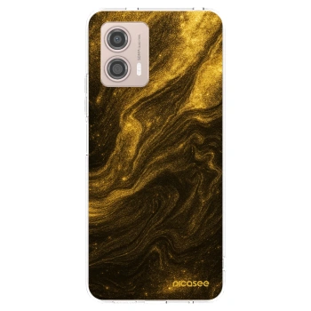 Picasee átlátszó szilikon tok az alábbi mobiltelefonokra Motorola Moto G53 5G - Black