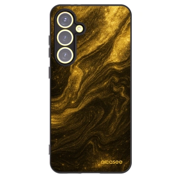 Picasee fekete szilikon tok az alábbi mobiltelefonokra Samsung Galaxy S24 FE S721B - Black