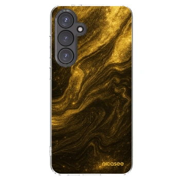 Picasee átlátszó szilikon tok az alábbi mobiltelefonokra Samsung Galaxy S24 FE S721B - Black