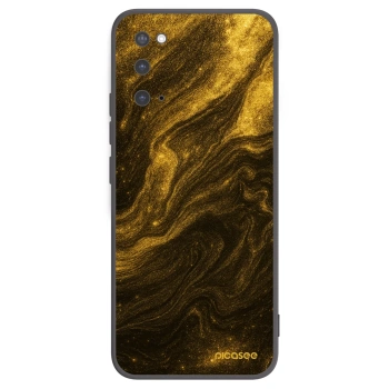 Picasee fekete szilikon tok az alábbi mobiltelefonokra Samsung Galaxy S20 G980F - Black