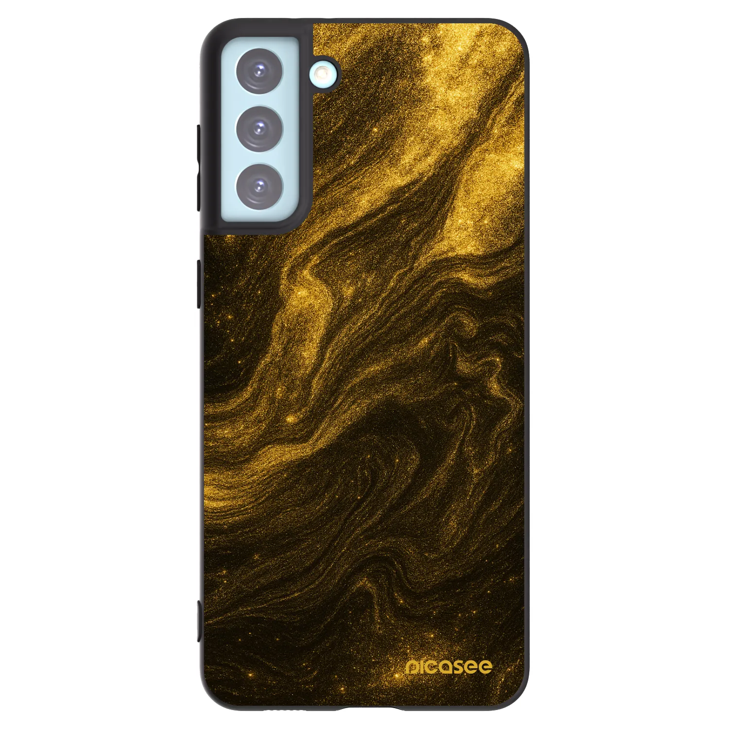 Picasee fekete szilikon tok az alábbi mobiltelefonokra Samsung Galaxy S21+ 5G G996F - Black