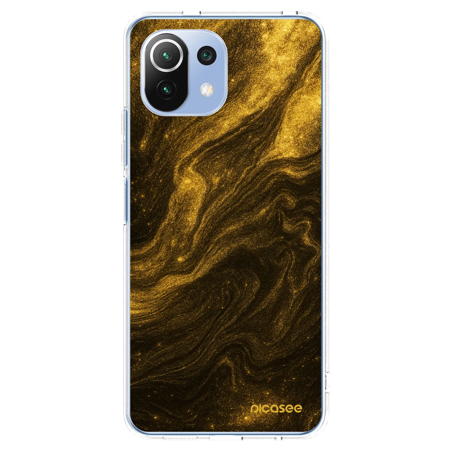 Picasee átlátszó szilikon tok az alábbi mobiltelefonokra Xiaomi Mi 11 Lite - Black