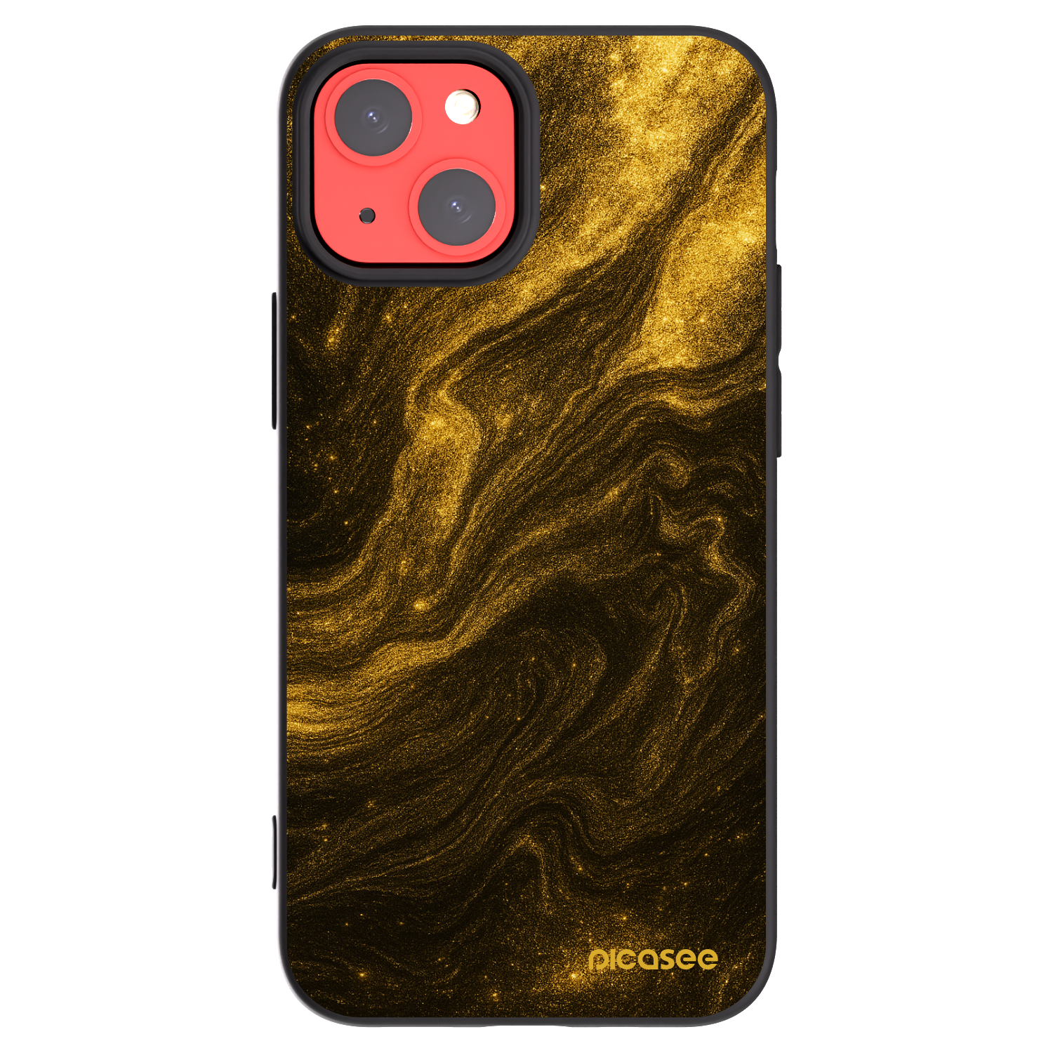 Picasee fekete szilikon tok az alábbi mobiltelefonokra Apple iPhone 13 mini - Black