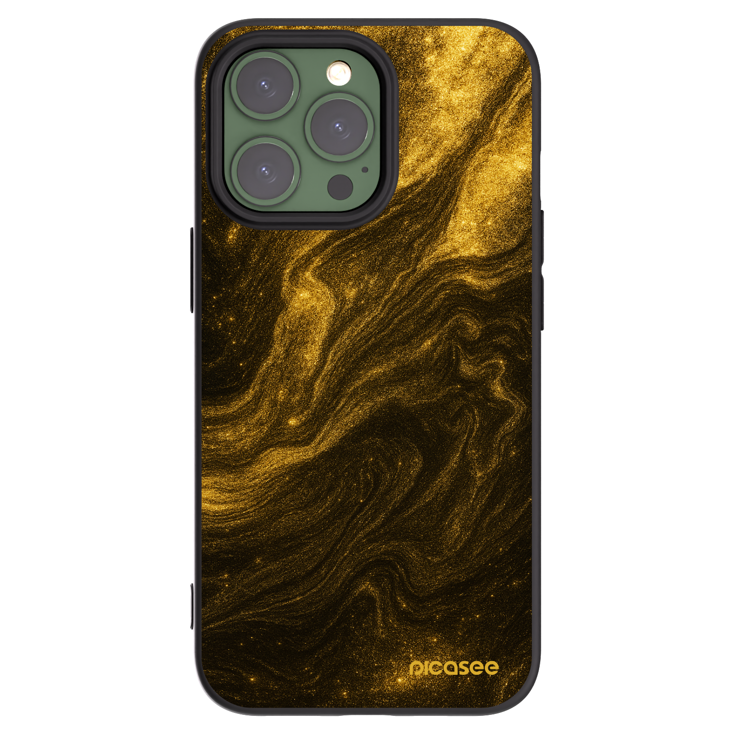 Picasee fekete szilikon tok az alábbi mobiltelefonokra Apple iPhone 13 Pro - Black